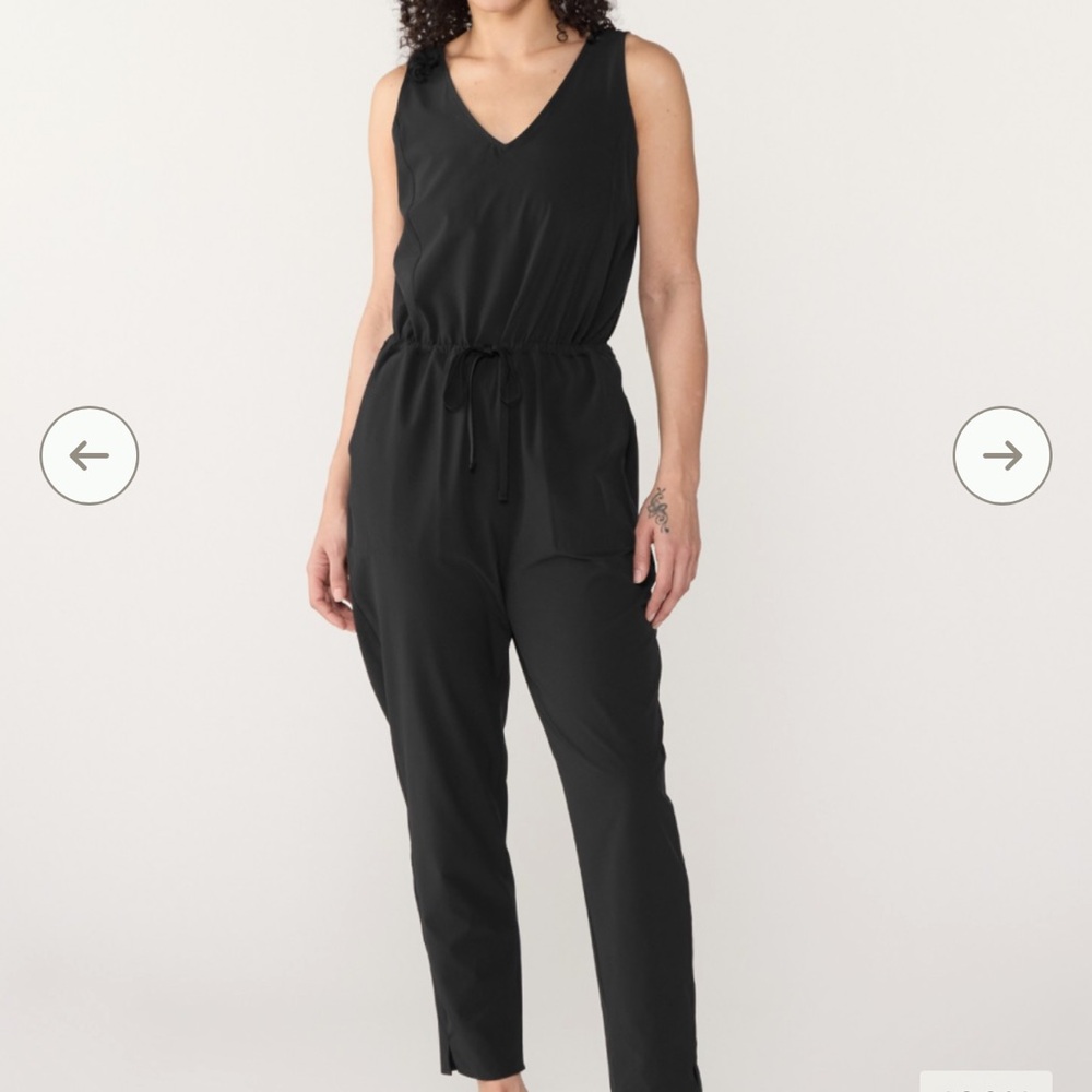 Patagonia Black Jumpsuit with Streamlined Silhouette